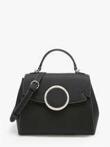 Sac Port Main Ginkgo Cuir Nathan baume Noir ginkgo 1