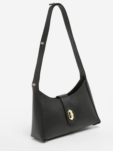 Sac Porté épaule Foulonne Double Cuir Lancaster Noir foulonne double 60 vue secondaire 2