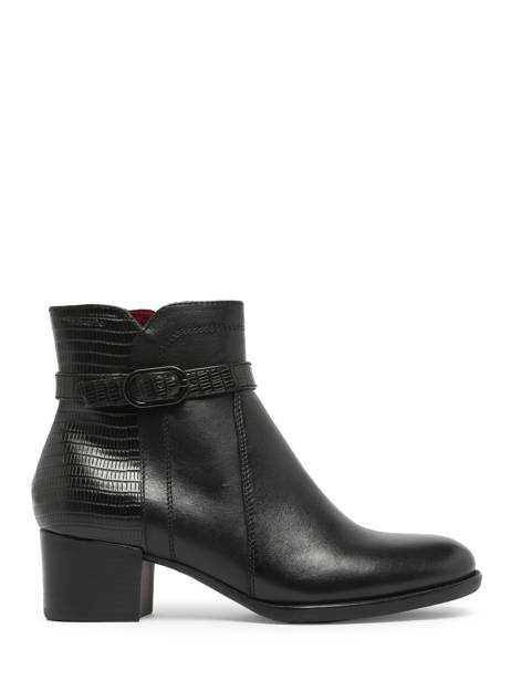 Bottines à Talon En Cuir Tamaris Noir women 41