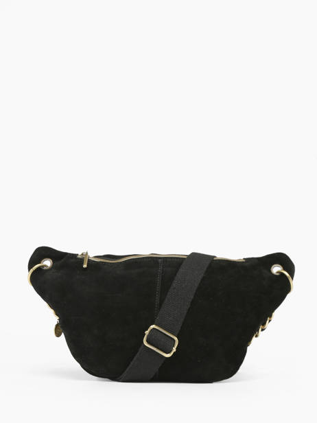 Sac Banane Mila louise Noir vintage 23689MV vue secondaire 4