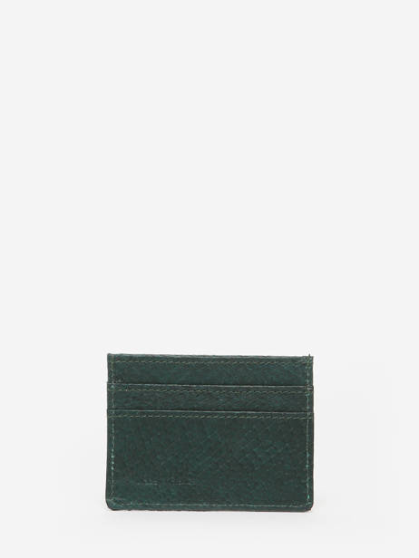 Salmon Leather Sous L'eau Cardholder Etrier Green sous l'eau ESOU011 other view 2