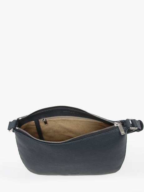 Sac Porté épaule Lou Cuir Nathan baume Bleu egee 5 vue secondaire 3