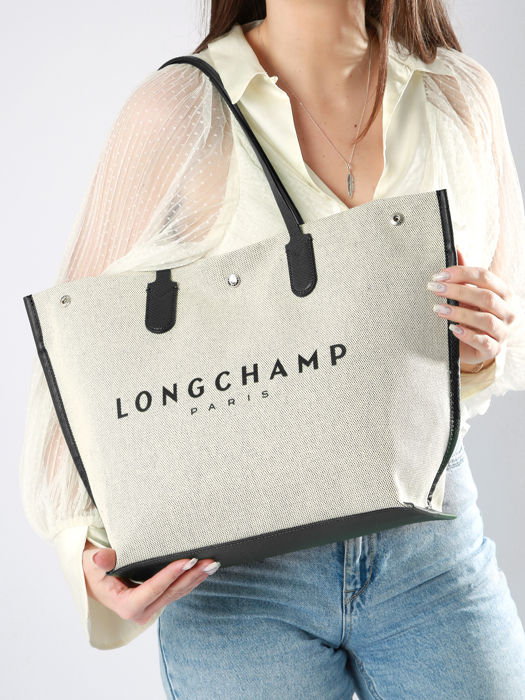 Longchamp Essential toile Hobo bag Beige