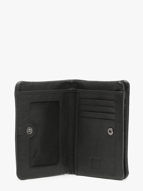 Wallet Leather Biba Black wallet SFM4L other view 1