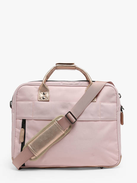 Business Bag Cabaia Pink laptop MESS other view 4