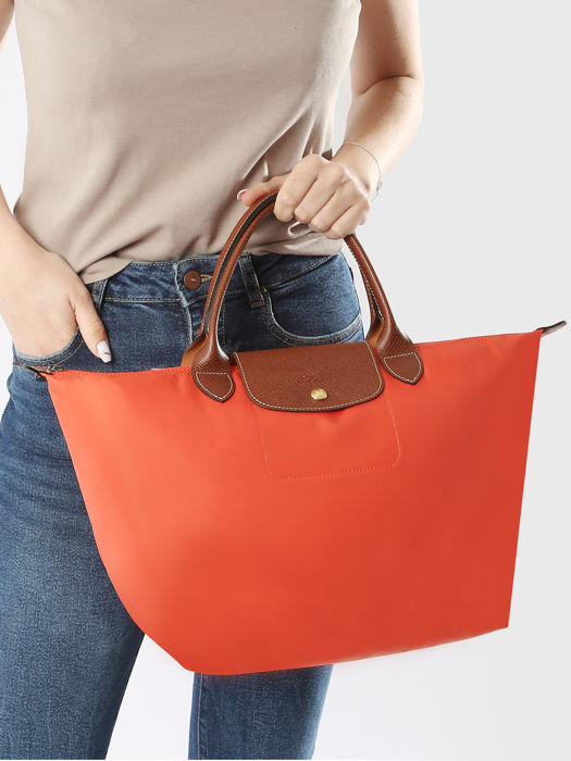 Longchamp Le pliage original Sacs porté main Orange