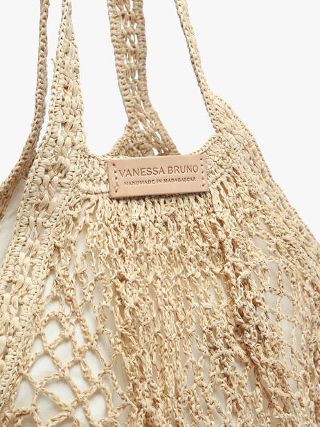 Raffia Tote Bag Vanessa bruno Beige filet 94V40835 other view 2