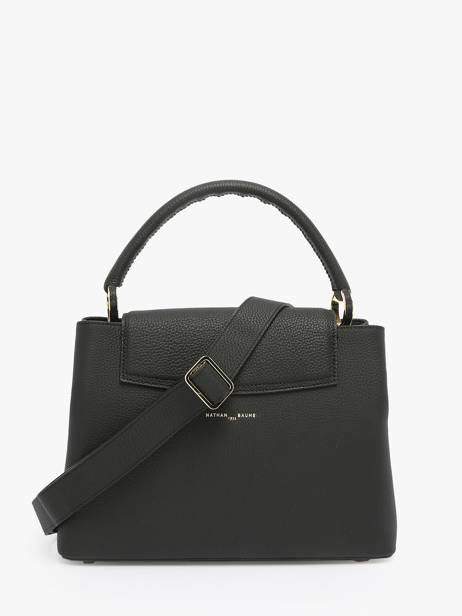Leather Magnolia Top-handle Bag Nathan baume Black eden 3 other view 4