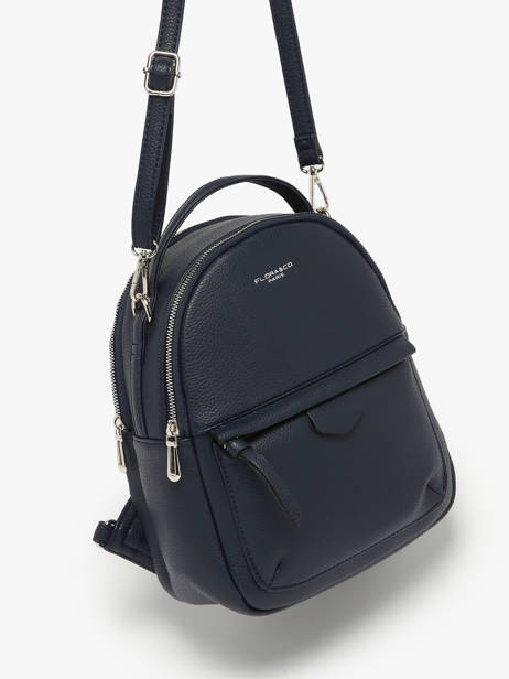 Backpack Miniprix Blue grained F3606 other view 2