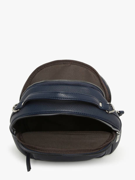 Backpack Miniprix Blue grained F3606 other view 3