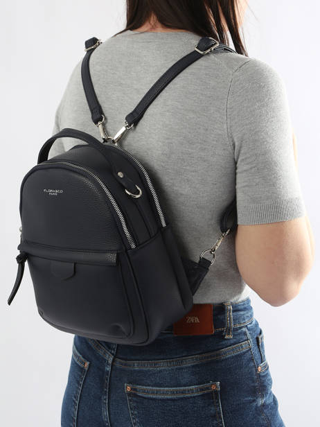 Backpack Miniprix Blue grained F3606 other view 1