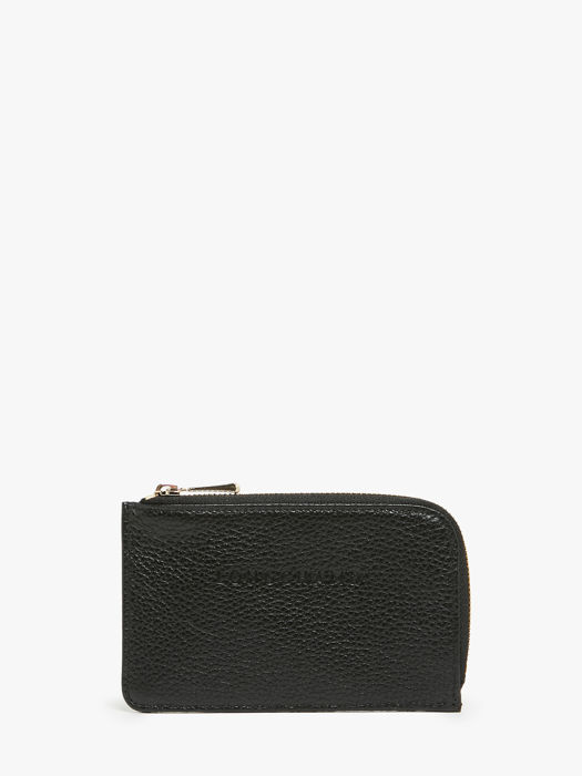 Longchamp Le foulonné Bill case / card case Black