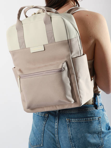 Business Backpack 1 Compartment + 15'' Laptop Bergen Kapten and son Violet backpack BERGEN other view 1