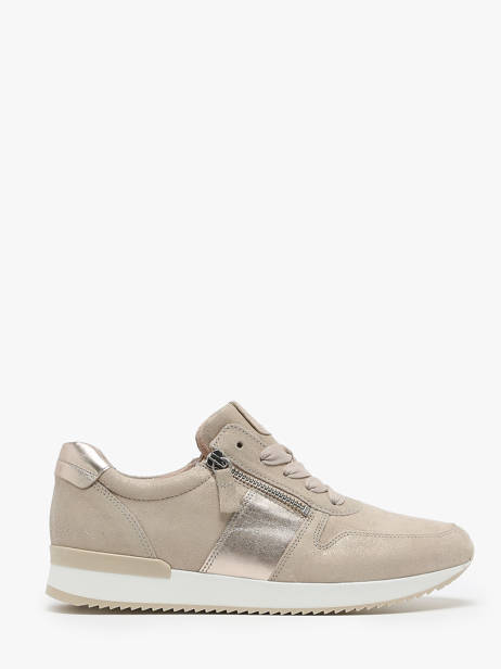 Sneakers In Leather Gabor Beige women 32