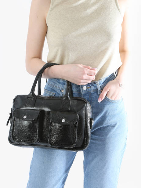 Small Leather Le Dandy Éclipse Bag Paul marius Brown eclipse DANDSECL other view 1