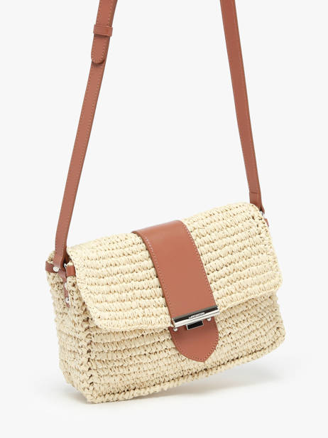 Sac BandouliÃ¨re Ily Osier Paille Lancaster Marron ily osier 9 vue secondaire 2