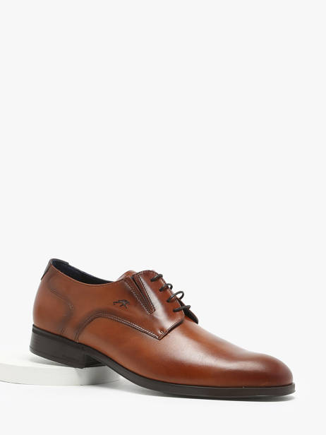 Chaussures De Ville En Cuir Fluchos Marron men F1887 vue secondaire 1