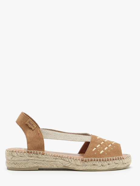 Espadrilles En Cuir Toni pons Marron women EDITH