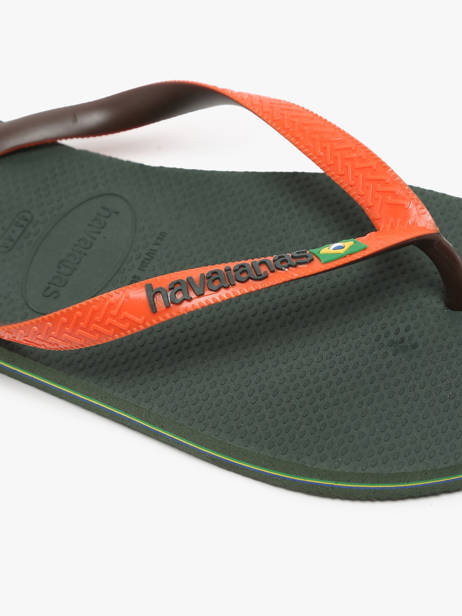 Tongs Brasil Mix Havaianas Vert men 4123206H vue secondaire 1