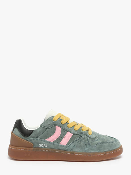 Sneakers Goal In Leather Coolway Green women 7604848