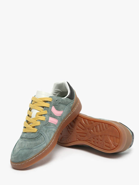 Sneakers Goal In Leather Coolway Green women 7604848 other view 1