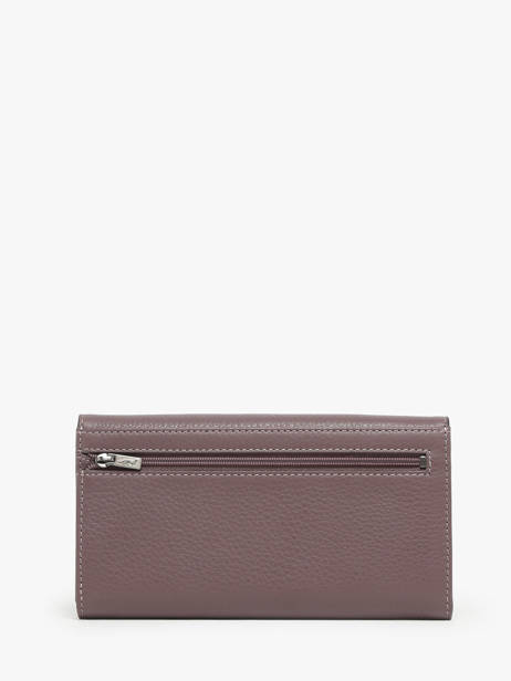 Wallet Leather Yves renard Violet enveloppe 29286 other view 2