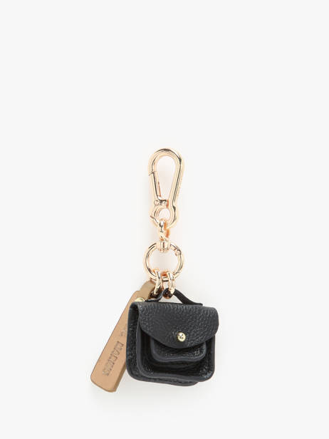 Leather La Breloque Bag Charm Paul marius Black breloque BRELOGEO other view 1