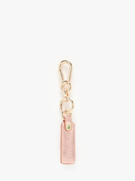 Leather Breloque 1960 Key Chain Paul marius Pink breloque BRELOQUE