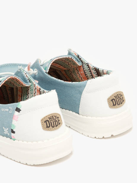 Mocassins Hey dude Bleu women 40054 vue secondaire 2