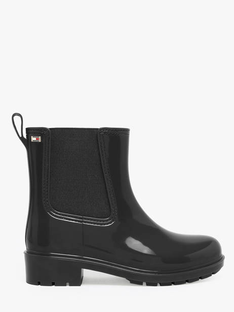 Bottes De Pluie Tommy hilfiger Noir women 8213BDS