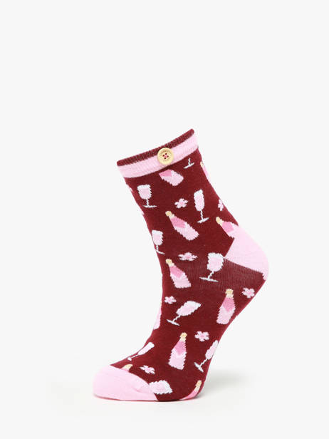 Socks Cabaia Red socks women MIC