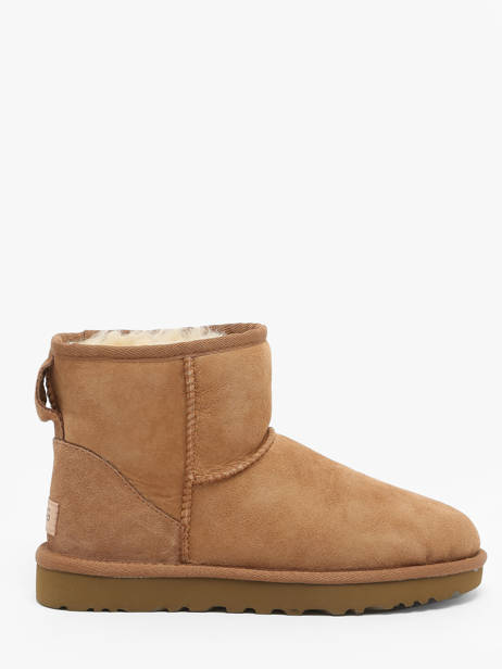 Boots Classic Mini Ii En Cuir Ugg Marron accessoires 1016222