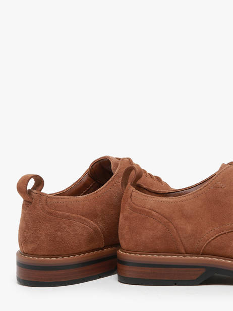 Chaussures De Ville Aldwin Lace En Cuir Clarks Marron men 26178426 vue secondaire 2