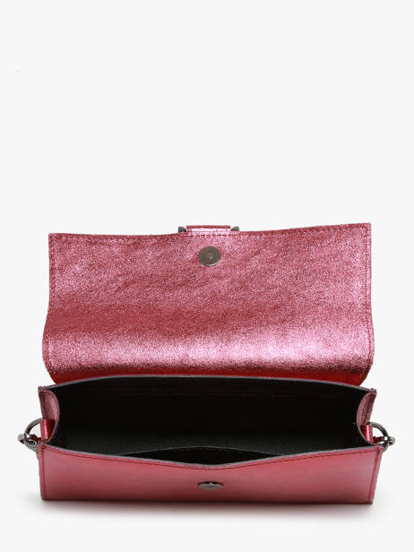 Sac Porté épaule Nine Cuir Milano Rouge nine NI24066 vue secondaire 3