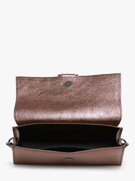 Sac PortÃ© Ã©paule Nine Cuir Milano Marron nine NI24066 vue secondaire 3