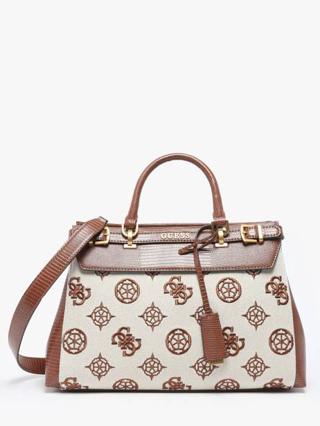 Sac Porté Main Sestri Logo Guess Marron sestri logo CL900106