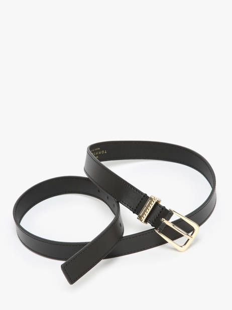 Ceinture Tommy hilfiger Noir th luxe AW16602 vue secondaire 3