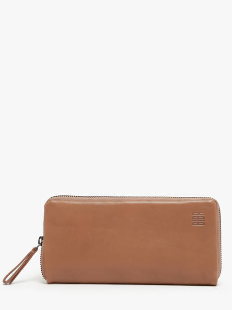 Portefeuille Cuir Biba Marron wallet SFM2L