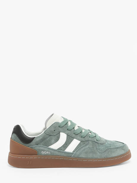 Sneakers Goal In Leather Coolway Green men 8623396