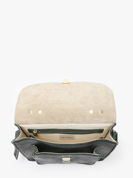 Sac Bandoulière La Suite 1960 Cuir Paul marius Vert la suite 1960 GEORG960 vue secondaire 3