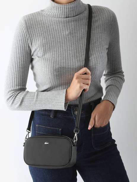 Sac Bandoulière Daily City Lacoste Noir daily city NF4755DZ vue secondaire 1