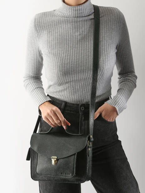 Sac Bandoulière La Suite 1960 Cuir Paul marius Vert la suite 1960 GEORG960 vue secondaire 1