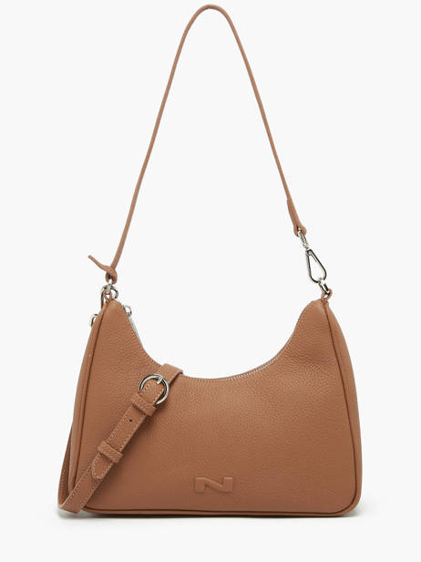 Sac Bandoulière Brasilia Cuir Nathan baume Marron n city 41