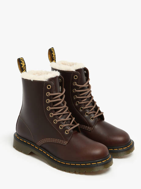 Boots 1460 Pascal Serena In Leather Dr martens Brown women 32019777 other view 2