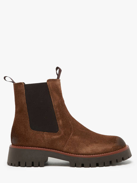 Chelsea Boots En Cuir We do Marron women C99593DA