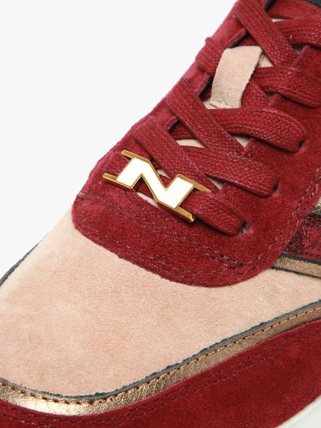 Sneakers En Cuir Nathan baume Rouge women 242S0103 vue secondaire 3