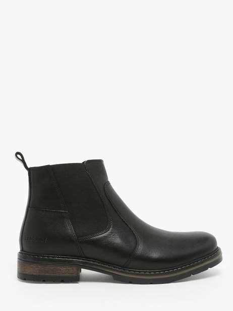 Boots Elster In Leather Redskins Black men ELSTER