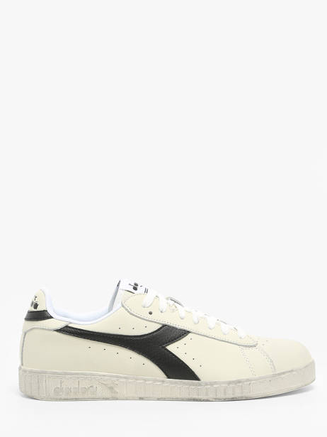 Sneakers Game Low Wax In Leather Diadora White unisex 178301