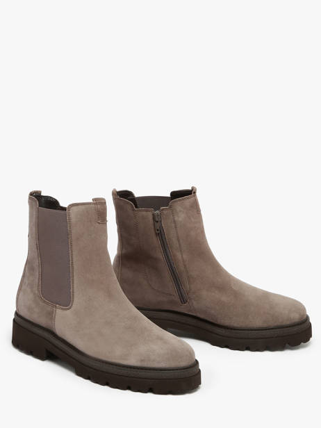 Chelsea Boots En Cuir Gabor Marron women 10 vue secondaire 3