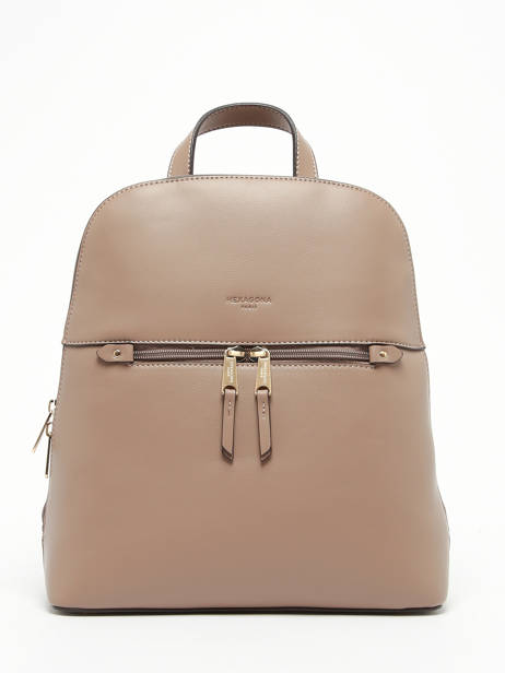 Backpack Hexagona Beige solange 9620077